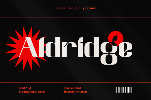 Aldridge Display Font for Bold, Modern Branding