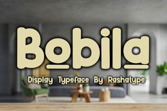 Bobila Display Font for Modern Web Design