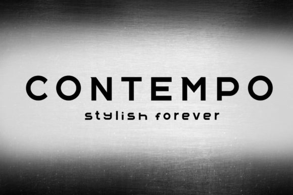 Contempo Display Font for Bold, Genuine Branding