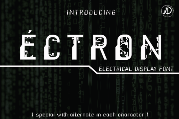 Ectron Display Font for Small Business Branding