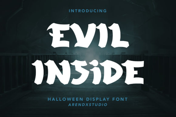 Evil Inside Display Font for Bold Editorial Design