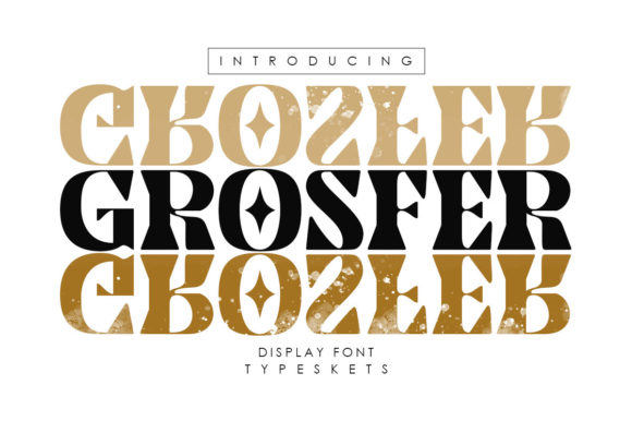 Grosfer Display Font for Bold Editorial Identity