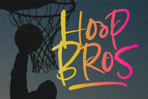 Hoop Bros: A Whimsical Display Font That Captures Attention