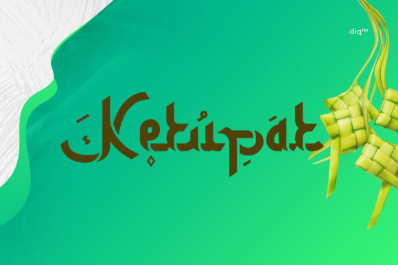 Ketupat: Arabic-Styled Display Font for Bold Campaign Headlines