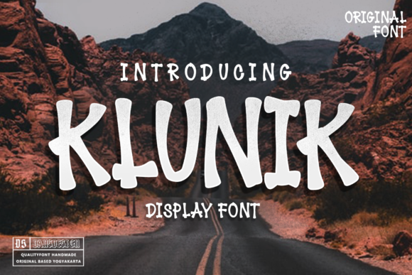 Klunik: A Cute, Quirky Display Font for Editorial Charm