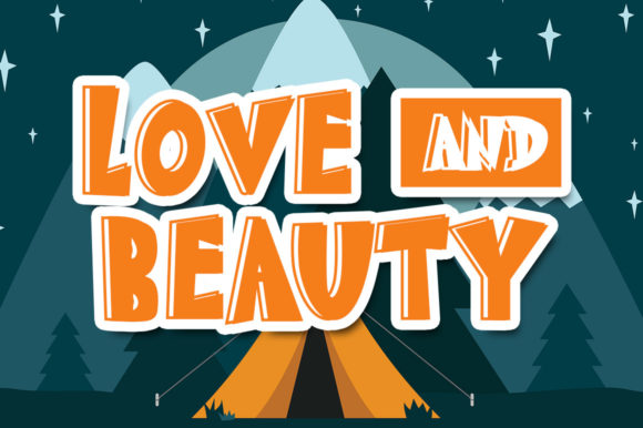 Love and Beauty Font for Bold, Playful Campaign Design