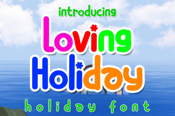 Loving Holiday Display Font for Playful Brand Identity