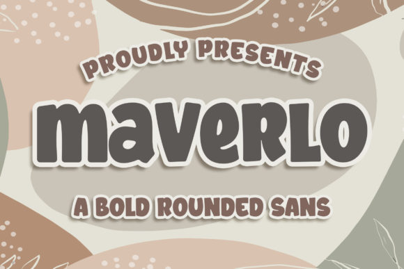 Maverlo Display Font for Bold, Friendly Branding