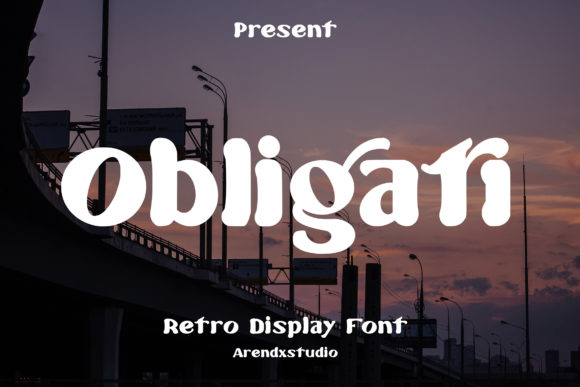 Obligati: A Retro Display Font for Thoughtful Editorial Design