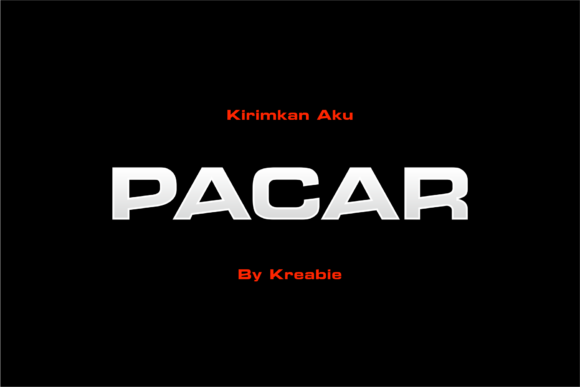 Pacar Display Font for Bold, Modern Campaign Graphics