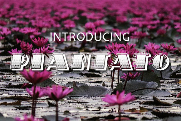 Piantato: A Bold Techno Display Font for High-Impact Marketing
