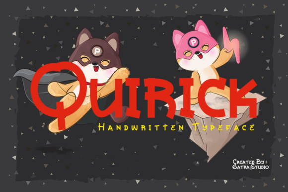 Quirick Display Font for Playful Brand Campaigns