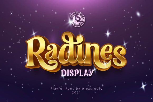Radines Display Font for Bold, Nostalgic Design