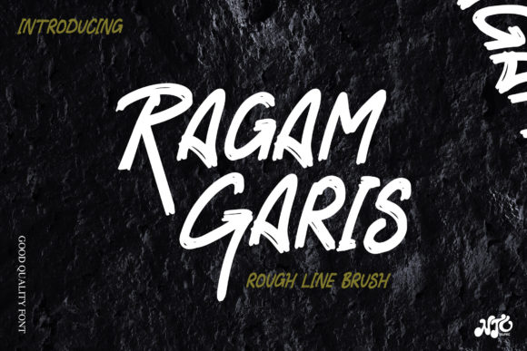 Ragam Garis Display Font for Bold Handmade Branding