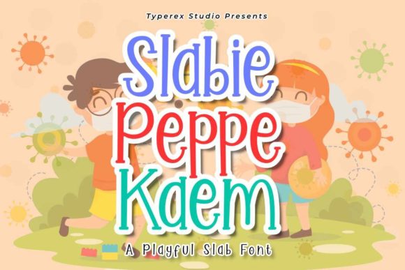 Slabie Peppe Kaem: A Playful Display Font for Warm Editorial Moments