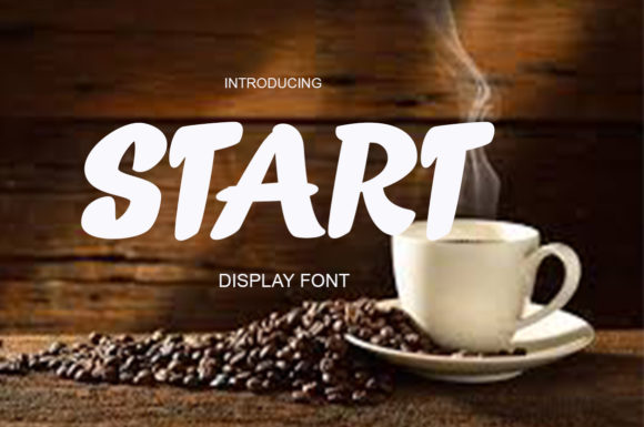 Start Font: Thick-Lettered Display Typeface for Scroll-Stopping Visuals