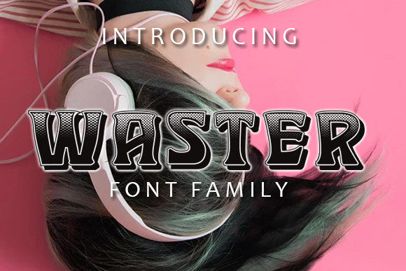 Waster Display Font for Bold Brand Identity